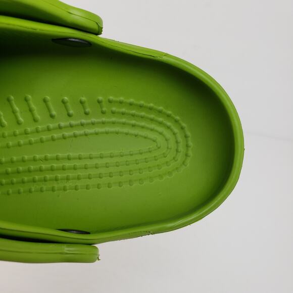 Crocs Classic Womens Size 6 Kids 4Y Green Slip On Comfort Clog Shoes 10001 - Picture 10 of 11